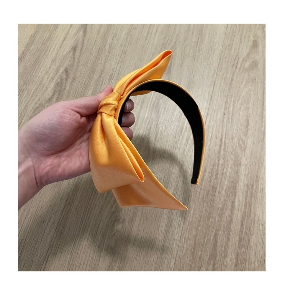 NWOT Eugenia Kim Bow Headband in Mustard Yellow